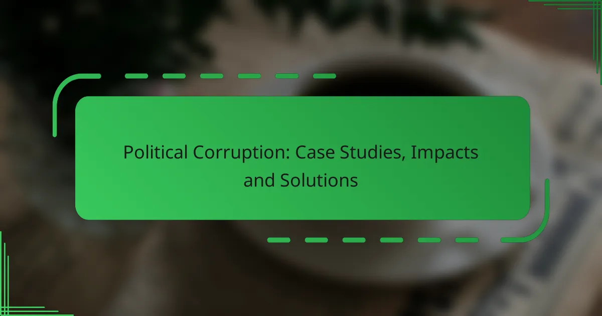 Escândalos de Corrupção Política: Como Acabar com a Praga que Ameaça a Democracia?